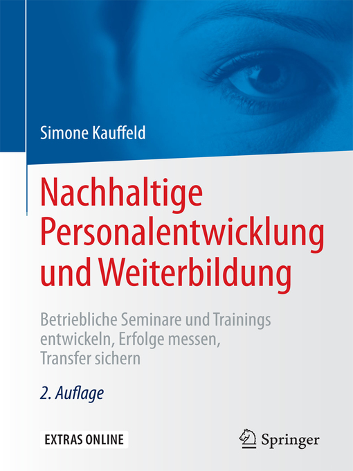 Title details for Nachhaltige Personalentwicklung und Weiterbildung by Simone Kauffeld - Available
